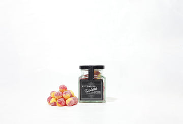Nic & Ali Rhubarb & Custard Sweets 180g | ##shopname## | Rhubarb & Custard