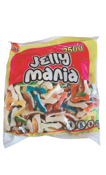 Jake Assorted Jelly Sharks (Approx. 240 pieces) | ##shopname## | Retro, Jellies & Chewy Sweets