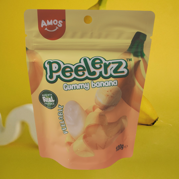 Amos Peelerz gummy banana 120g