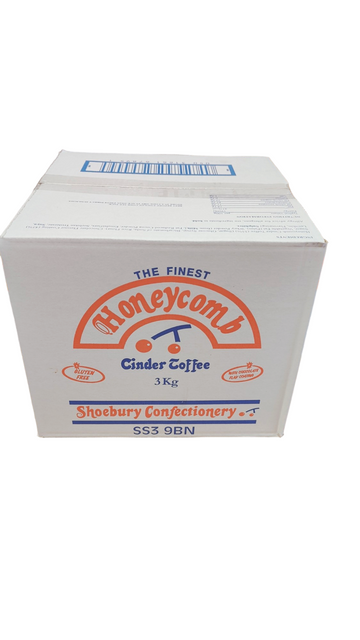 Chocolate Covered Cinder Toffee 3kg Bulk Bag - Honeycomb Candy in Milk Chocolate