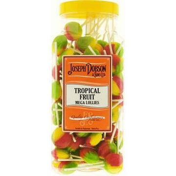 Dobsons Tropical Fruit Mega Lolly Bulk Tub (Approx. 2.175kg) | ##shopname## | Tropical Lollies