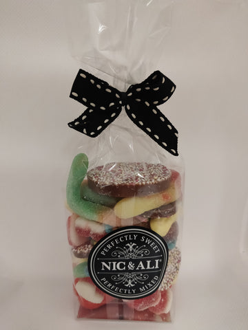 Nic & Ali Rainbow Mix 155g Bag - Colourful assortment of jelly and chewy fruit sweets