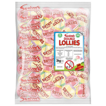 Swizzels Double Lollies 3kg Bulk Bag | ##shopname## | Double Lollies