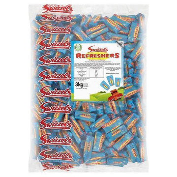 Swizzels Refresher Chews 3kg Bulk Bag - Original lemon flavour fizzy chewy sweets