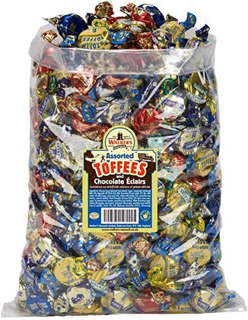 Walkers Eclair Mix 2.5kg Bulk Bag | ##shopname## | Toffee Eclairs
