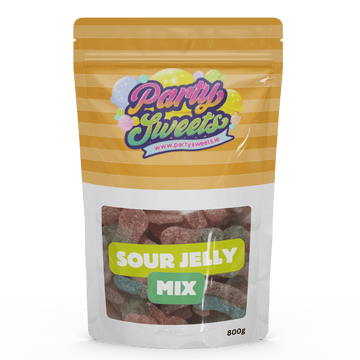Party Sweets Sour Jelly Mix 800g Bag | ##shopname## | Jellies & Chewy Sweets