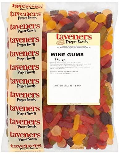 Taveners Wine Gums | Party Sweets | Jellies & Chewy Sweets