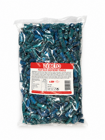 BEBETO Fizzy Blue Raspberry Pencils