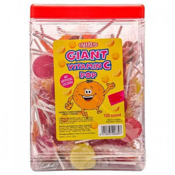 Caffreys Giant Vitamin C Lolly 125*10c partysweets.ie