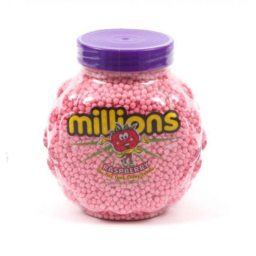 Raspberry Millions 2.27kg Bulk Bag - Tiny chewy raspberry flavoured ball sweets