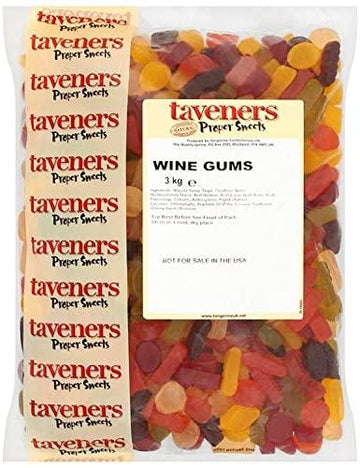 Taveners Wine Gums 3kg